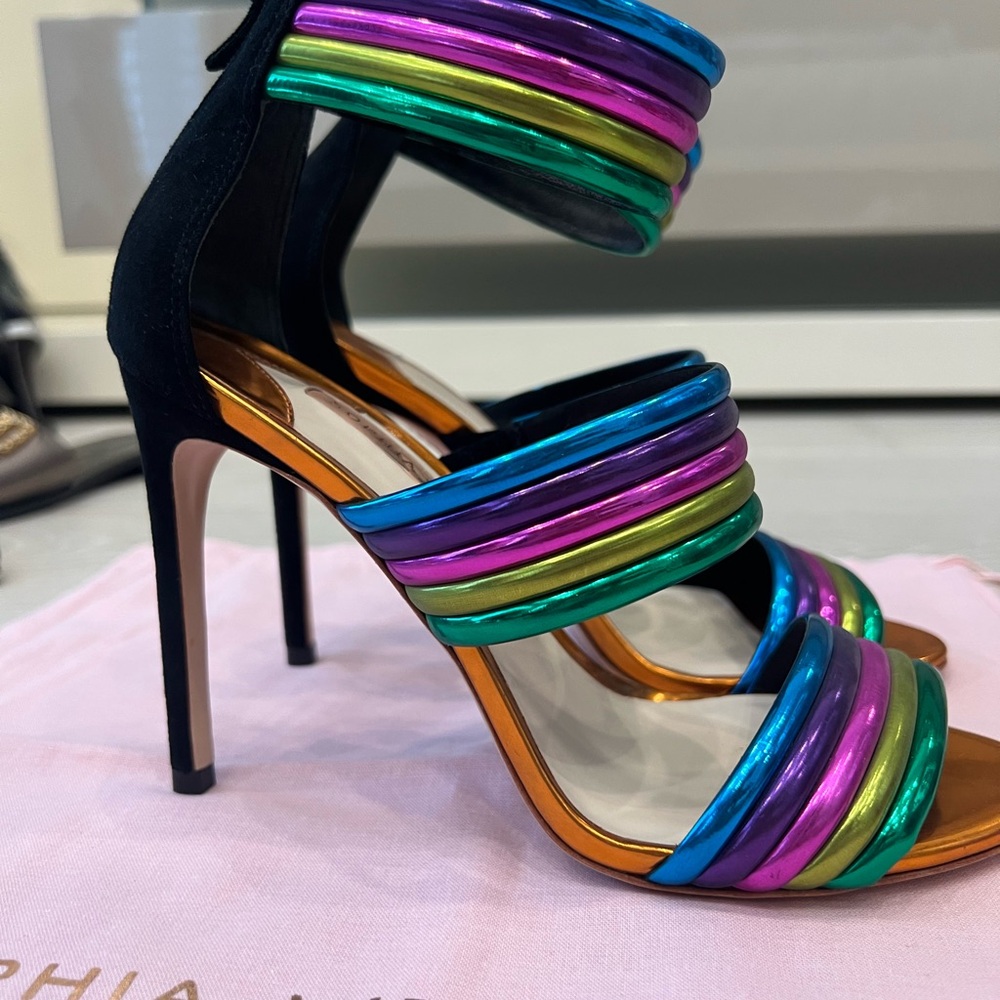 Colorful Strappy Women's Heels